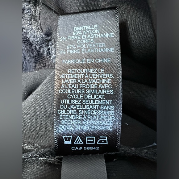 Express Women Size 12 Jumpsuit Black Sleeveless Lace Top Pockets Harem Pants - Picture 10 of 12